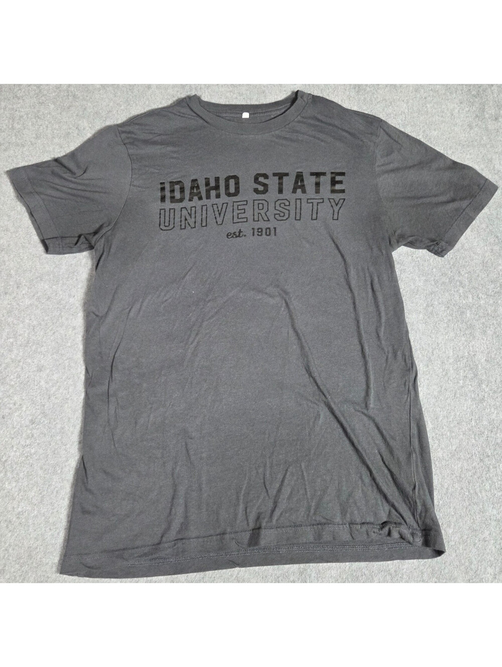 Idaho State University T-Shirt Mens Medium Gray ISU Bengals est 1901 Graphic Tee